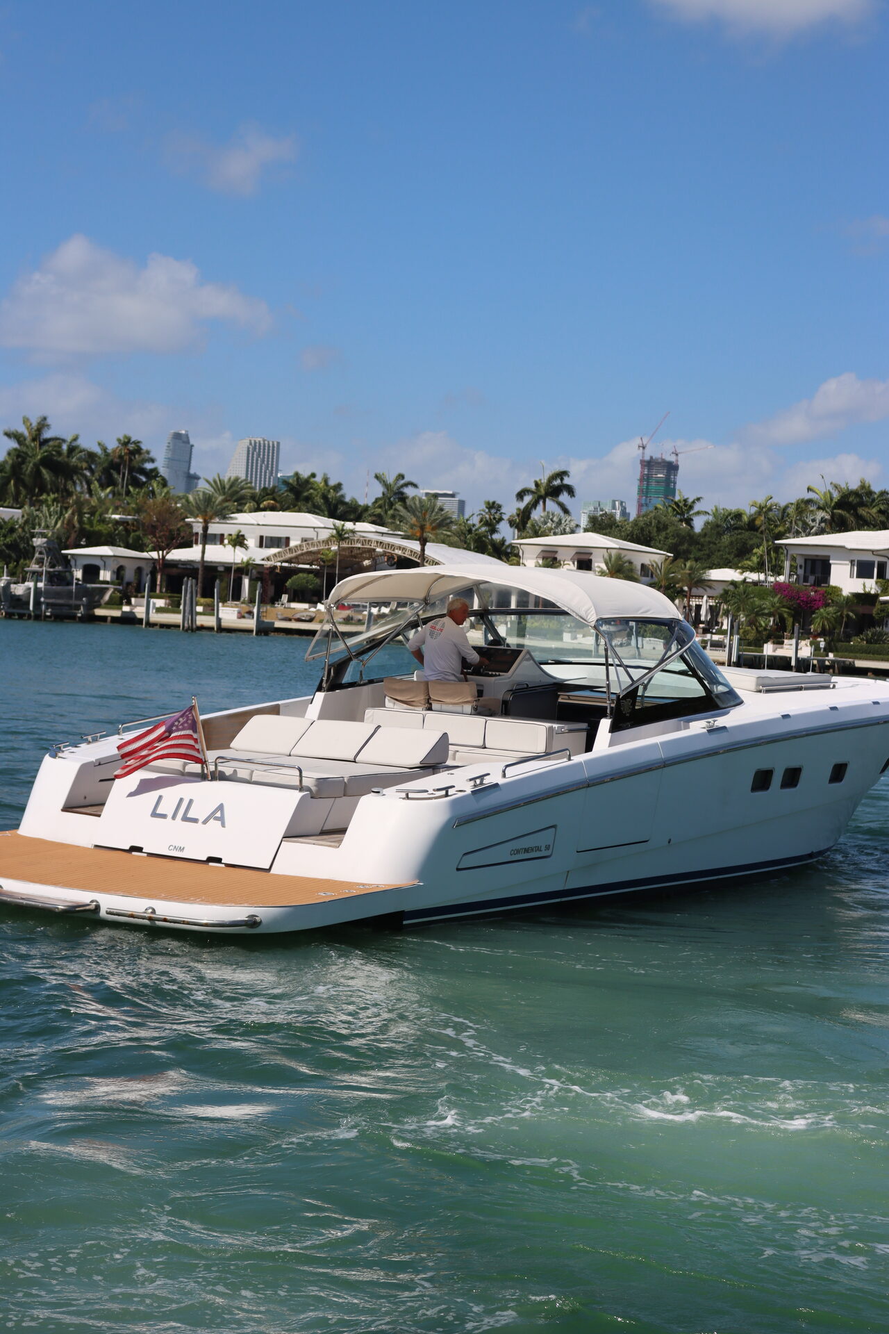 LILA wake with Miami skyline